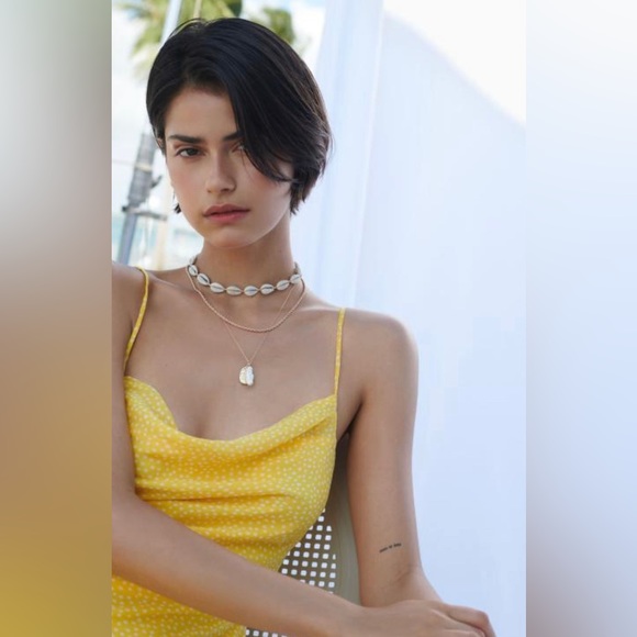 🆕 Urban Outfitters Ava Polka Dot Slip Dress - Picture 3 of 14